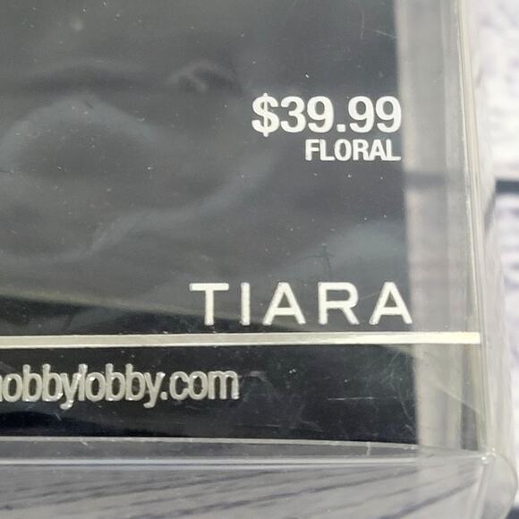 His & Hers Rhinestone Bridal Tiara with Combs - Picture 5 of 6